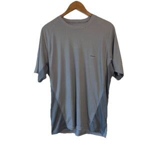 Patagonia Capilene Men's Base Layer Shirt SZ L‎ Gray Performance Hiking Climbing